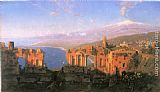 William Stanley Haseltine Famous Paintings - Greek Theater at Taormina